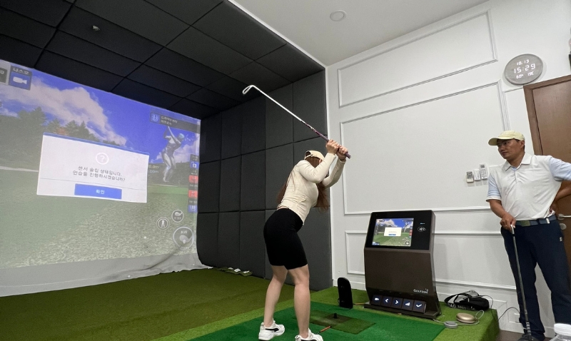 Học golf ở các phòng tập 3D