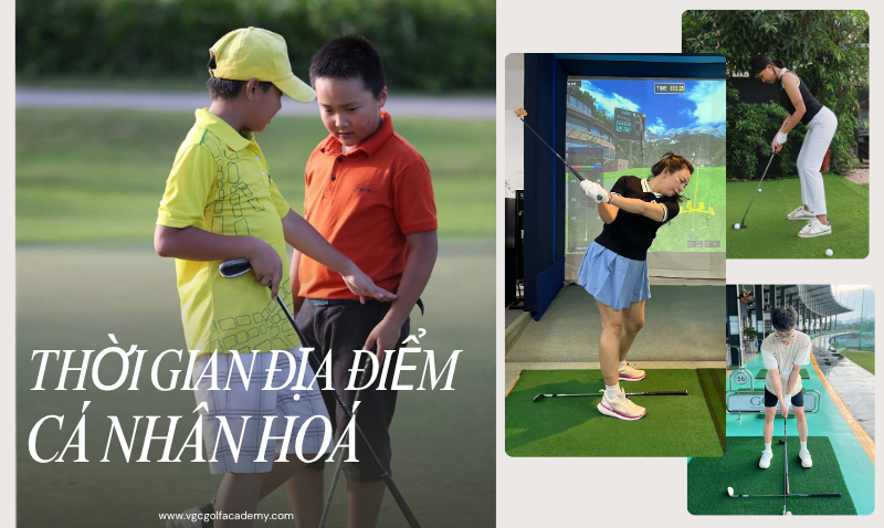 Khóa học golf cơ bản Beige and Green Simple Modern Golf Fashion Instagram Post
